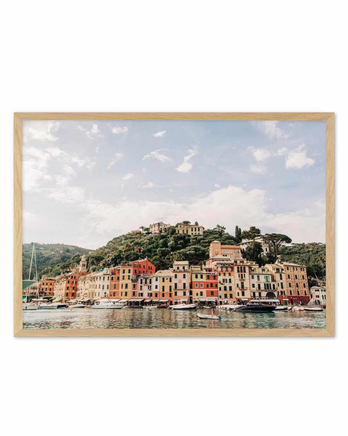 Portofino Coast Italy by Jovani Demetrie Art Print