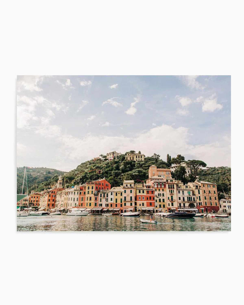 Portofino Coast Italy by Jovani Demetrie Art Print