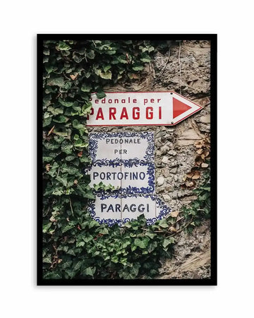 Portofino This Way by Jovani Demetrie Art Print from Olive et Oriel where you can shop wallpaper and artworks online
