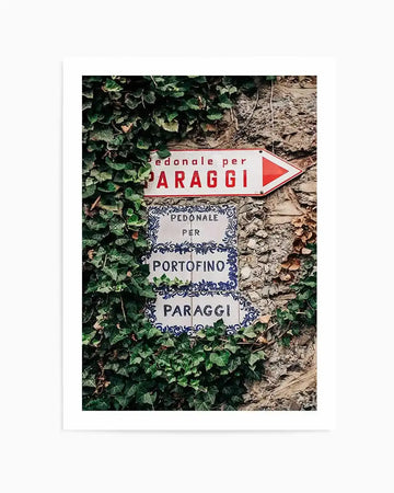 Portofino This Way by Jovani Demetrie Art Print from Olive et Oriel where you can shop wallpaper and artworks online