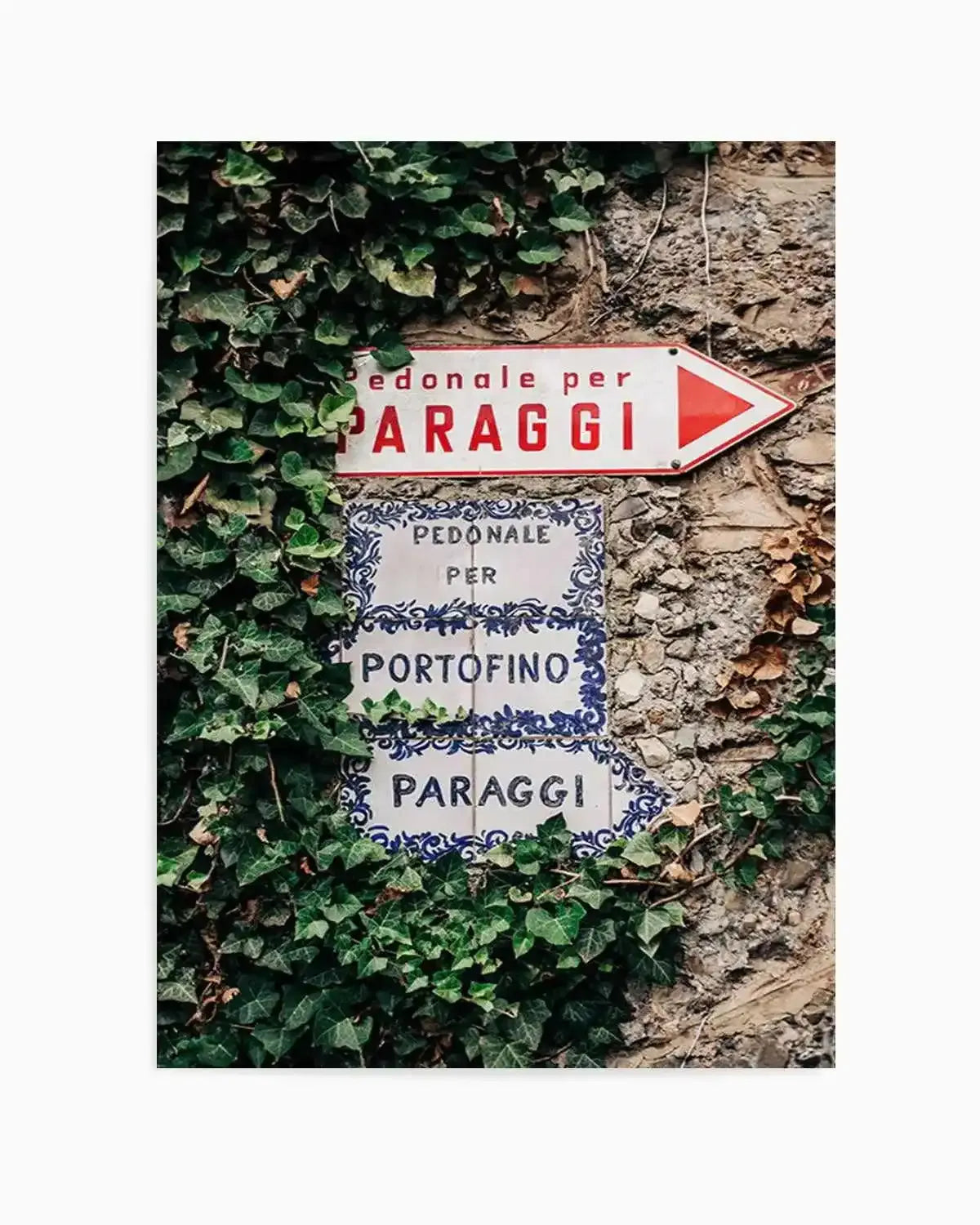 Portofino This Way by Jovani Demetrie Art Print from Olive et Oriel where you can shop wallpaper and artworks online