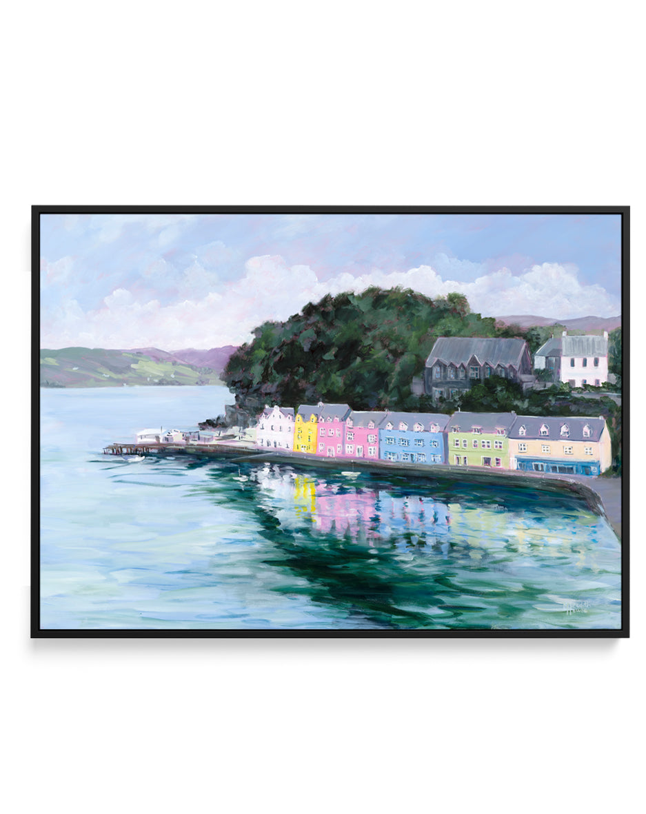 Portree - Isle of Skye by Meredith Howse | Framed Canvas Art Print