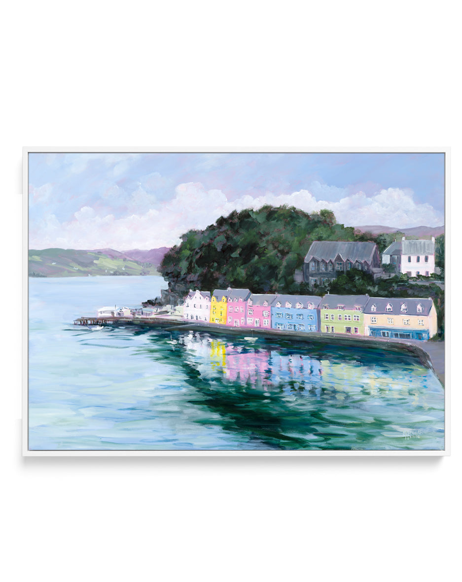 Portree - Isle of Skye by Meredith Howse | Framed Canvas Art Print