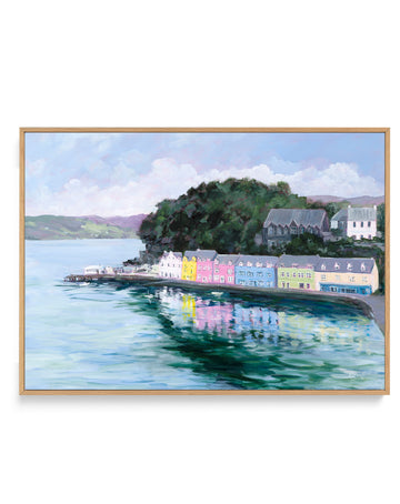 Portree - Isle of Skye by Meredith Howse | Framed Canvas Wall Art
