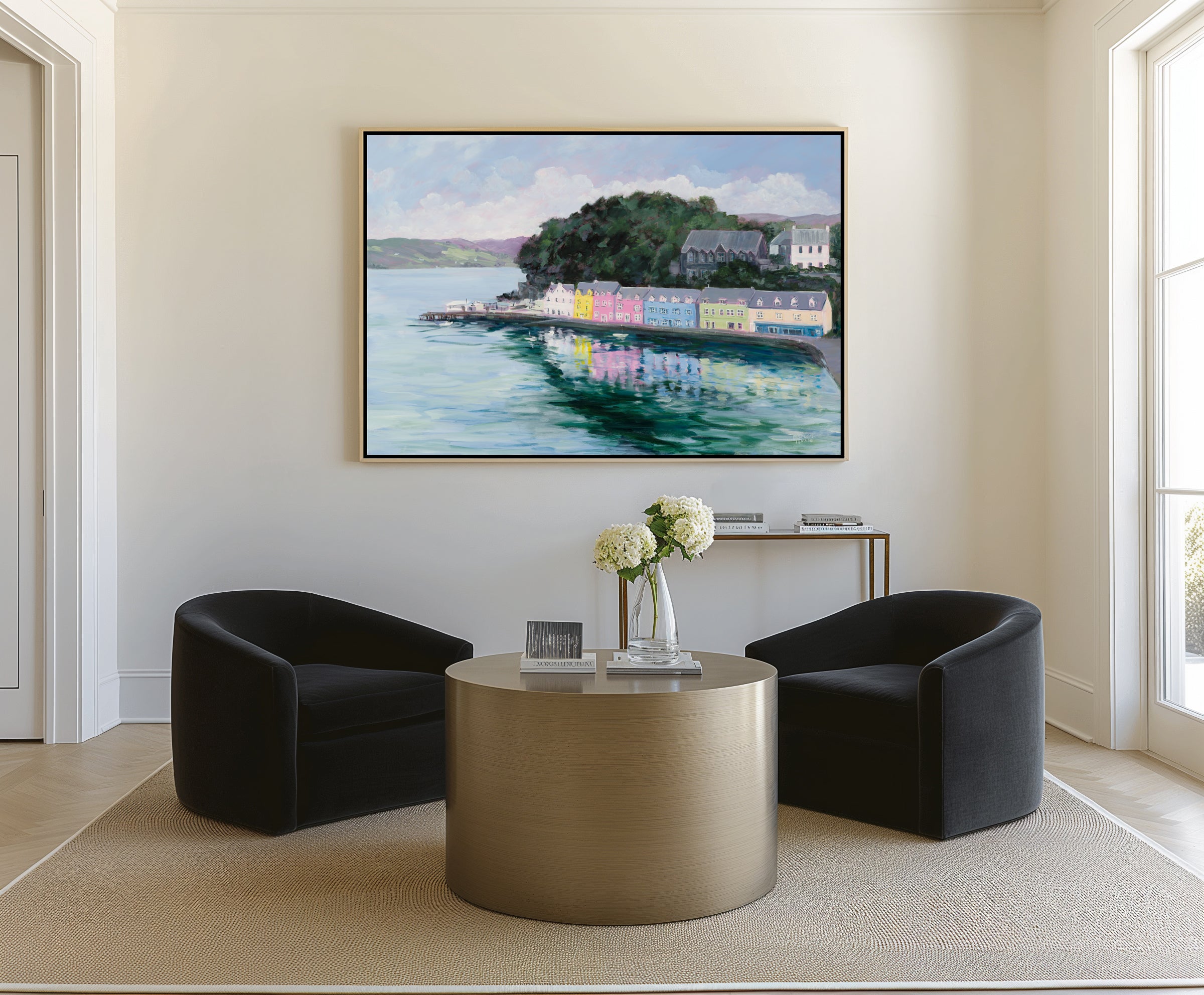 Portree - Isle of Skye by Meredith Howse | Framed Canvas Art Print