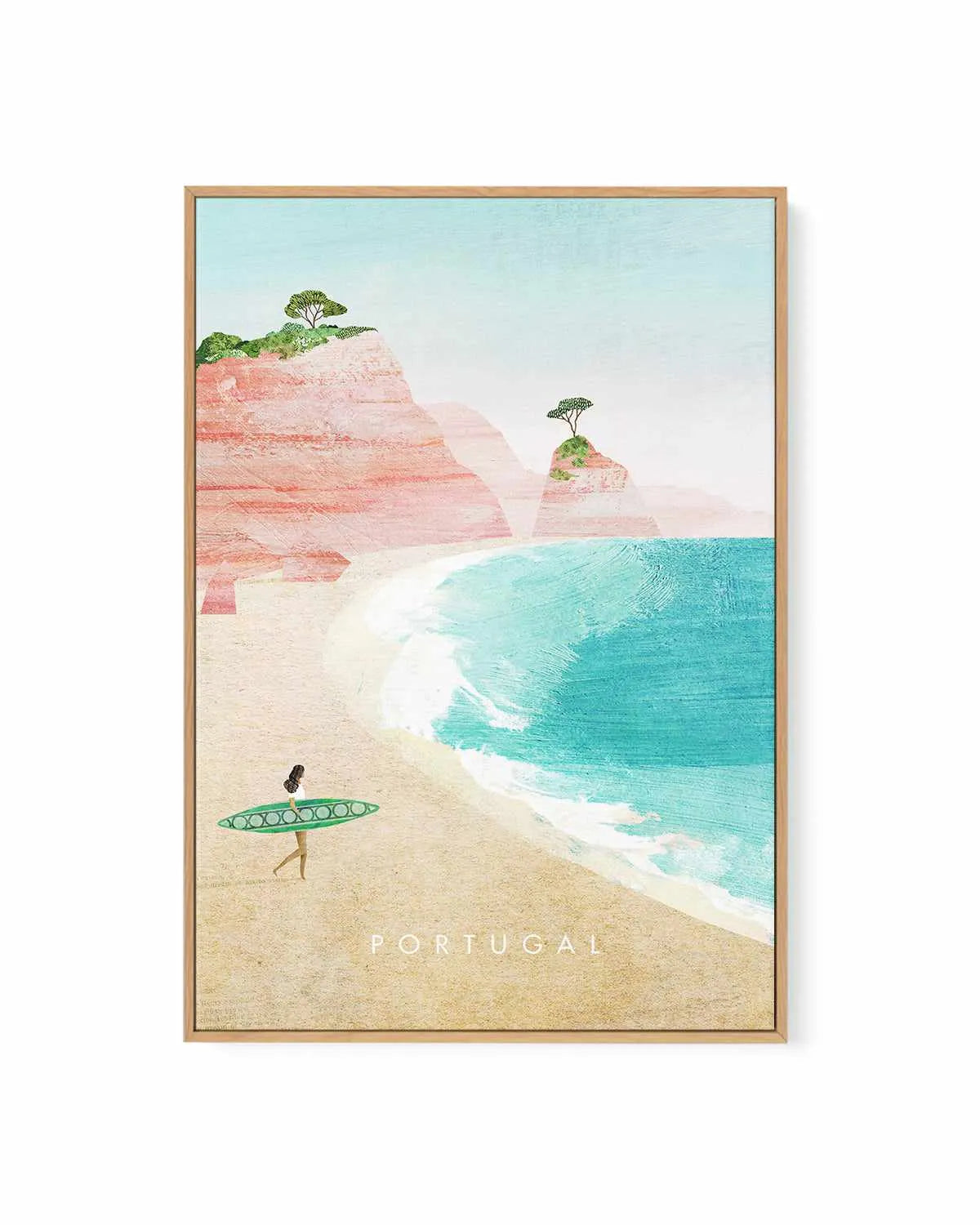 Portugal by Henry Rivers | Framed Canvas Art Print from Olive et Oriel where you can shop wallpaper and artworks online