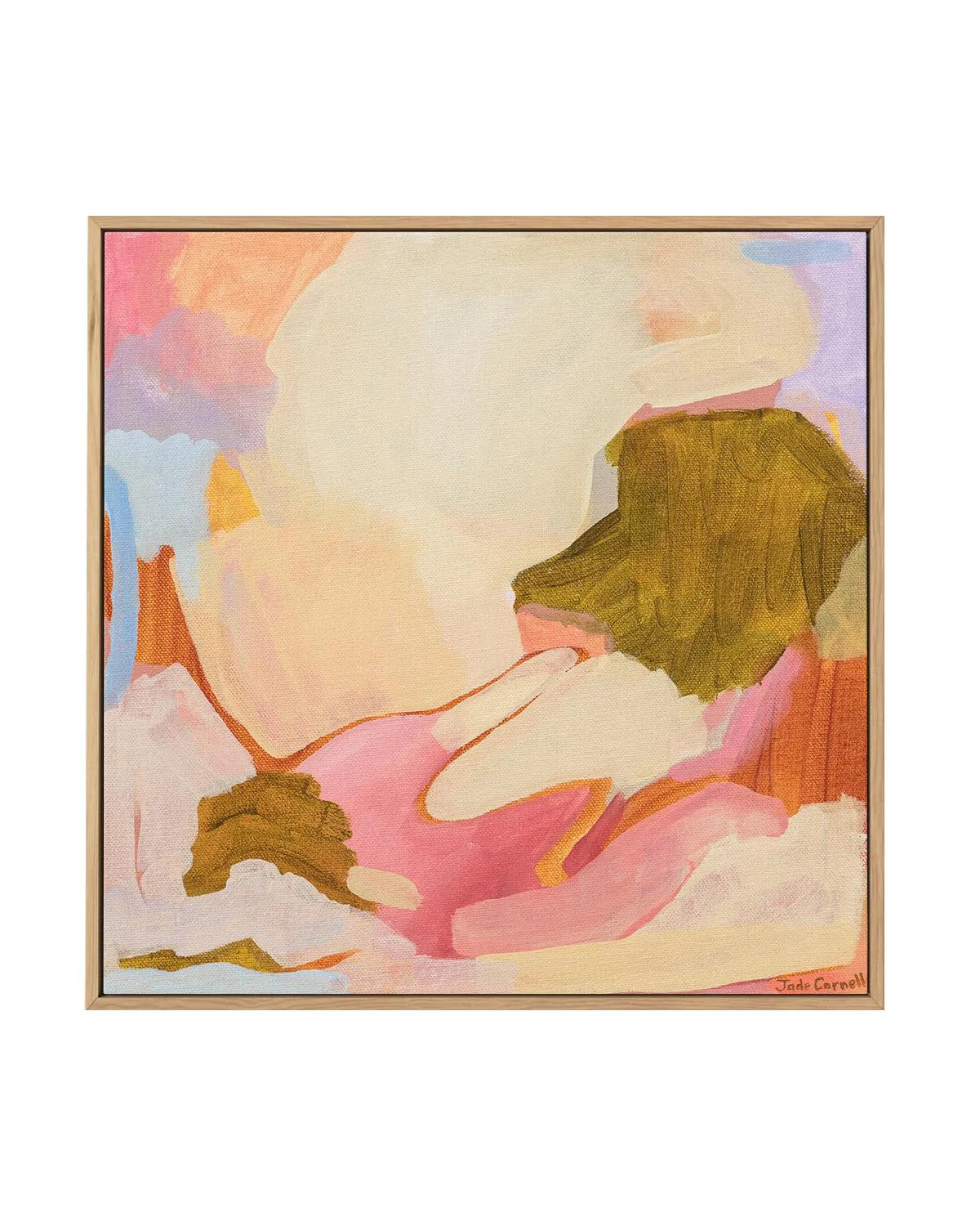 Posey by Jade Carnell | Framed Canvas-CANVAS-You can shop wall art online with Olive et Oriel for everything from abstract art to fun kids wall art. Our beautiful modern art prints and canvas art are available from large canvas prints to wall art paintings and our proudly Australian artwork collection offers only the highest quality framed large wall art and canvas art Australia - You can buy fashion photography prints or Hampton print posters and paintings on canvas from Olive et Oriel and have