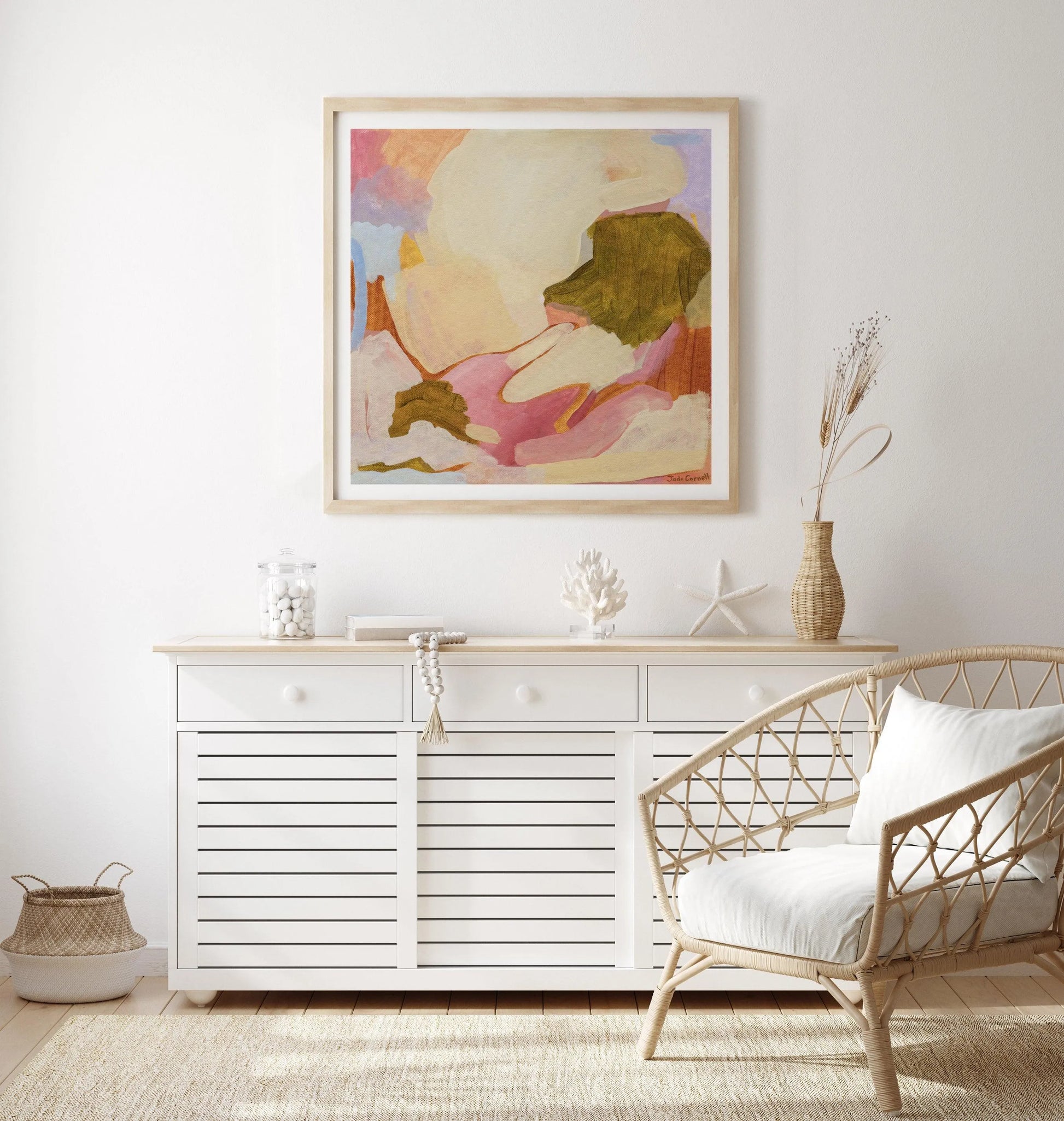 Posey by Jade Carnell Art Print-PRINT-Olive et Oriel-Jade Carnell-Buy-Australian-Art-Prints-Online-with-Olive-et-Oriel-Your-Artwork-Specialists-Austrailia-Decorate-With-Coastal-Photo-Wall-Art-Prints-From-Our-Beach-House-Artwork-Collection-Fine-Poster-and-Framed-Artwork