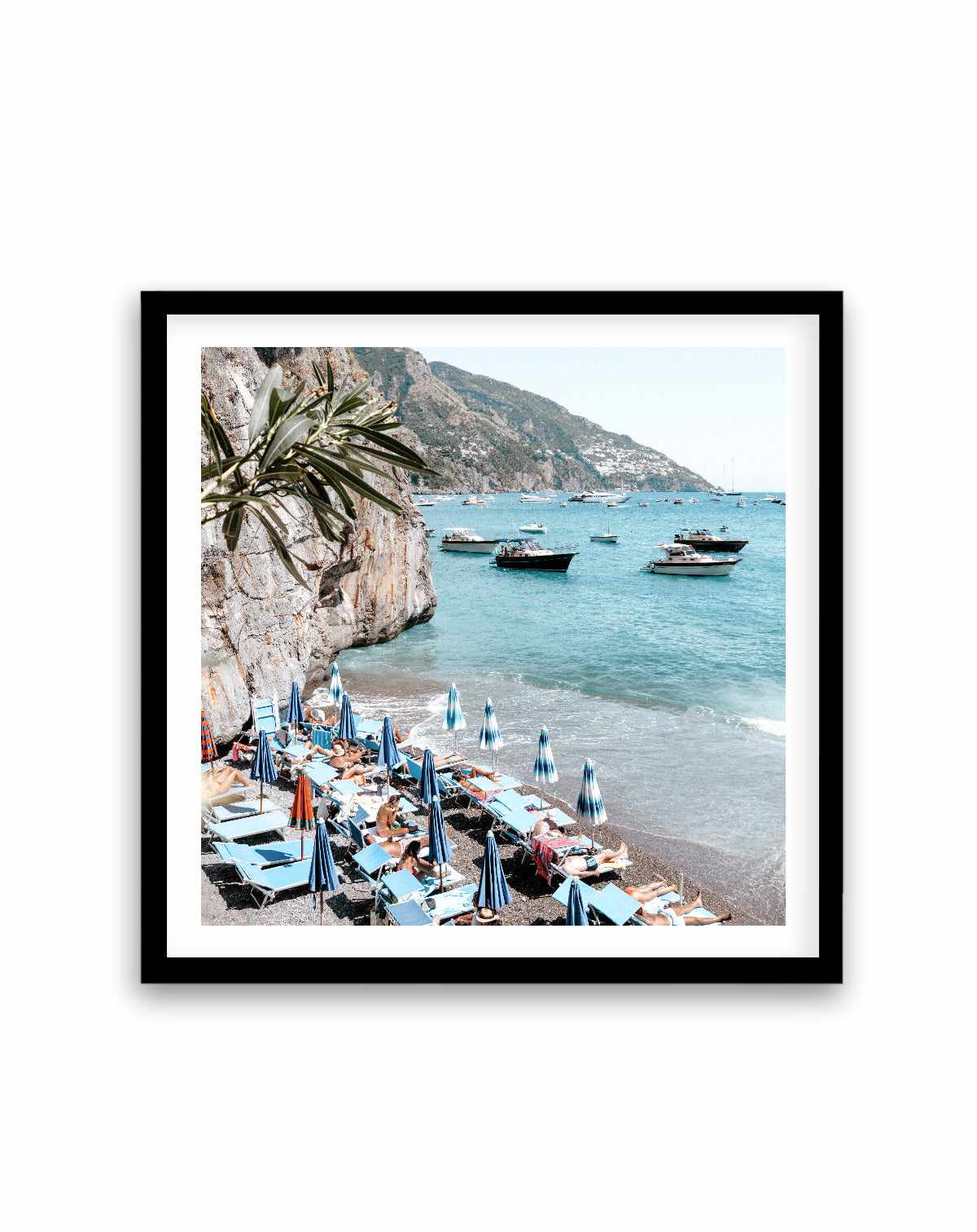 Positano Bathers SQ | Art Print