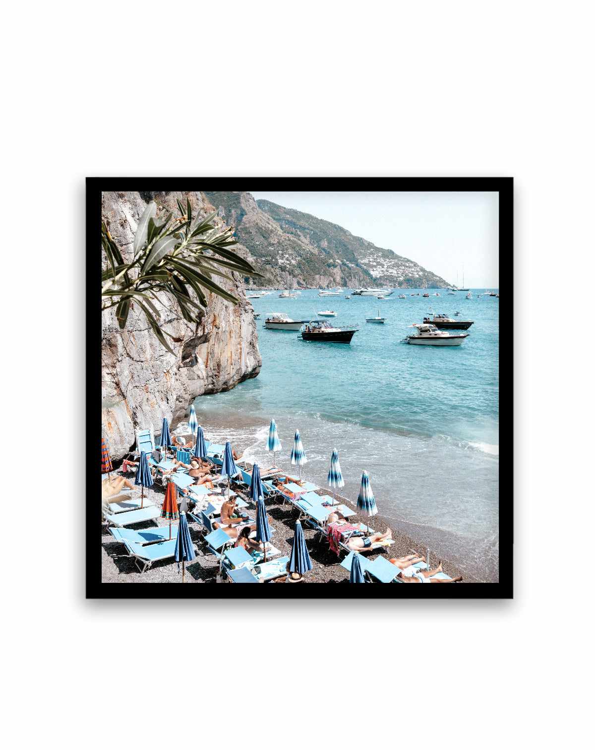 Positano Bathers SQ | Art Print