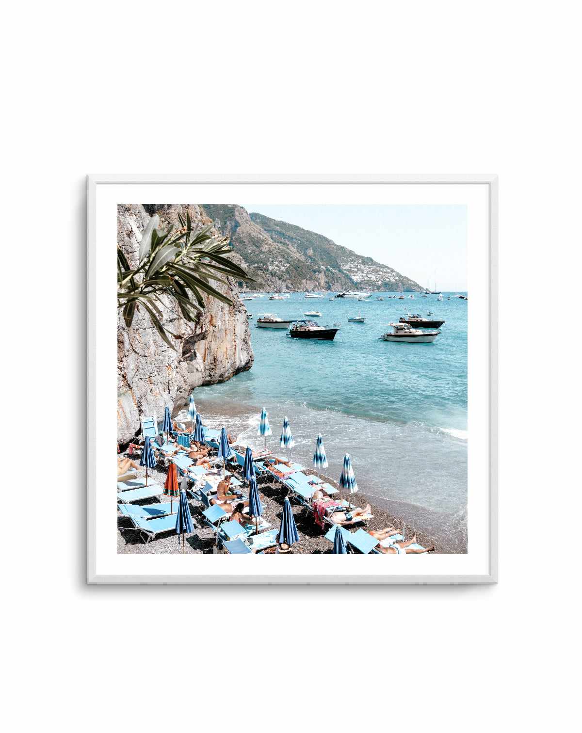 Positano Bathers SQ | Art Print