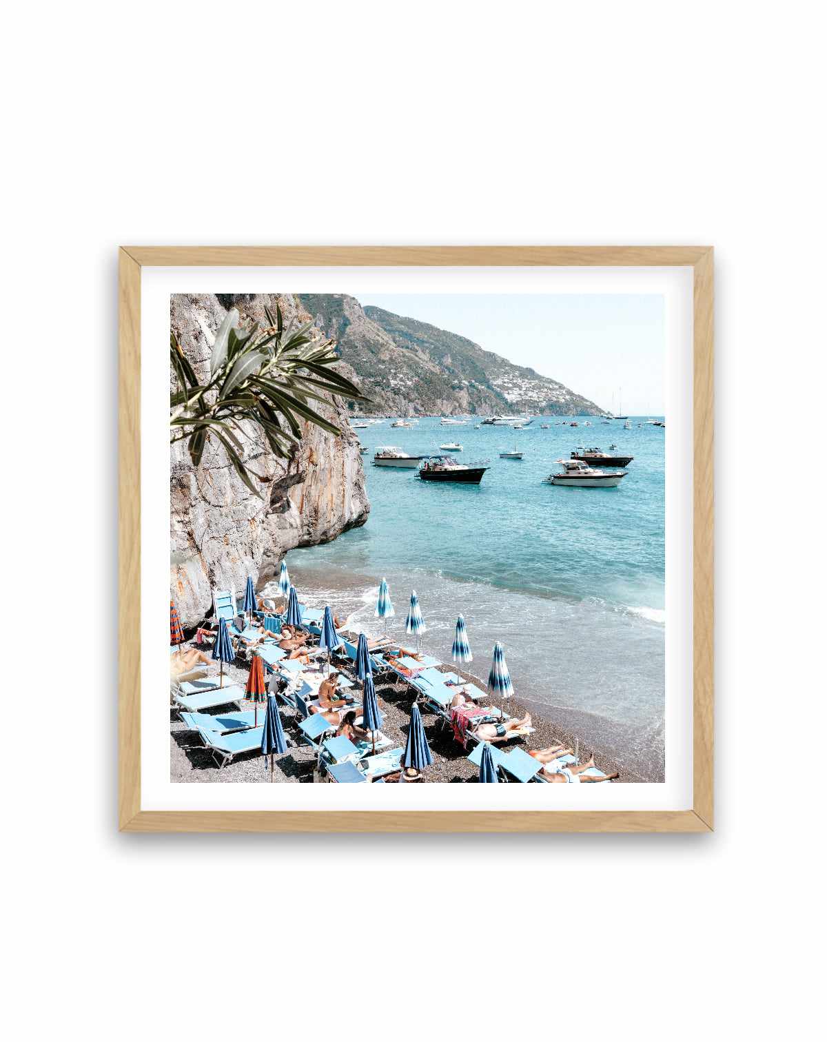 Positano Bathers SQ | Art Print