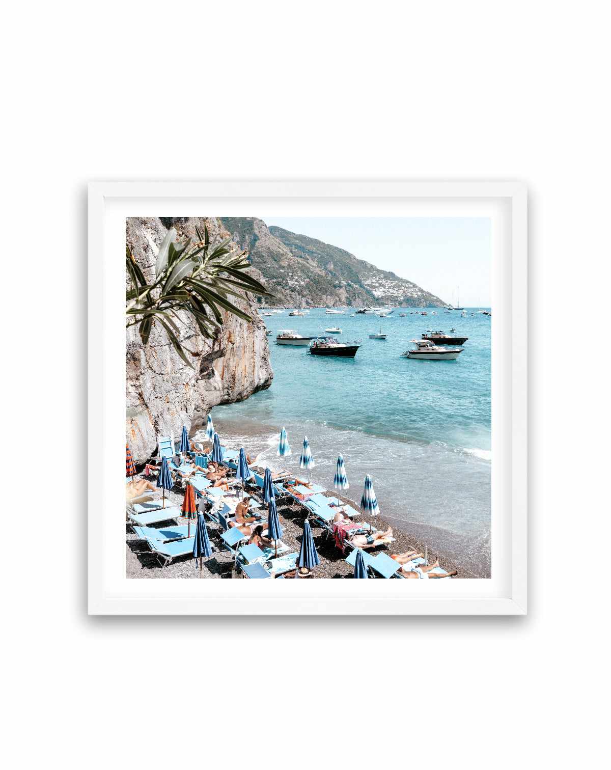 Positano Bathers SQ | Art Print