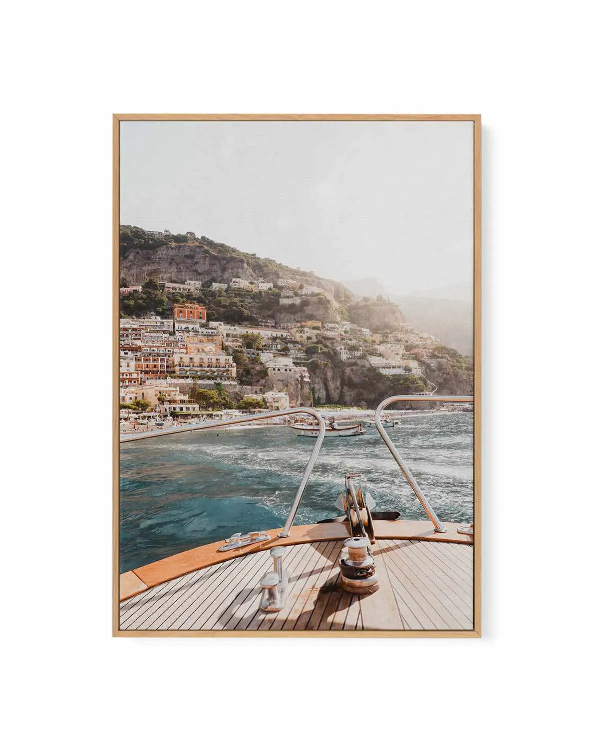Positano Breeze by Louise Krause | Framed Canvas Art Print from Olive et Oriel where you can shop wallpaper and artworks online