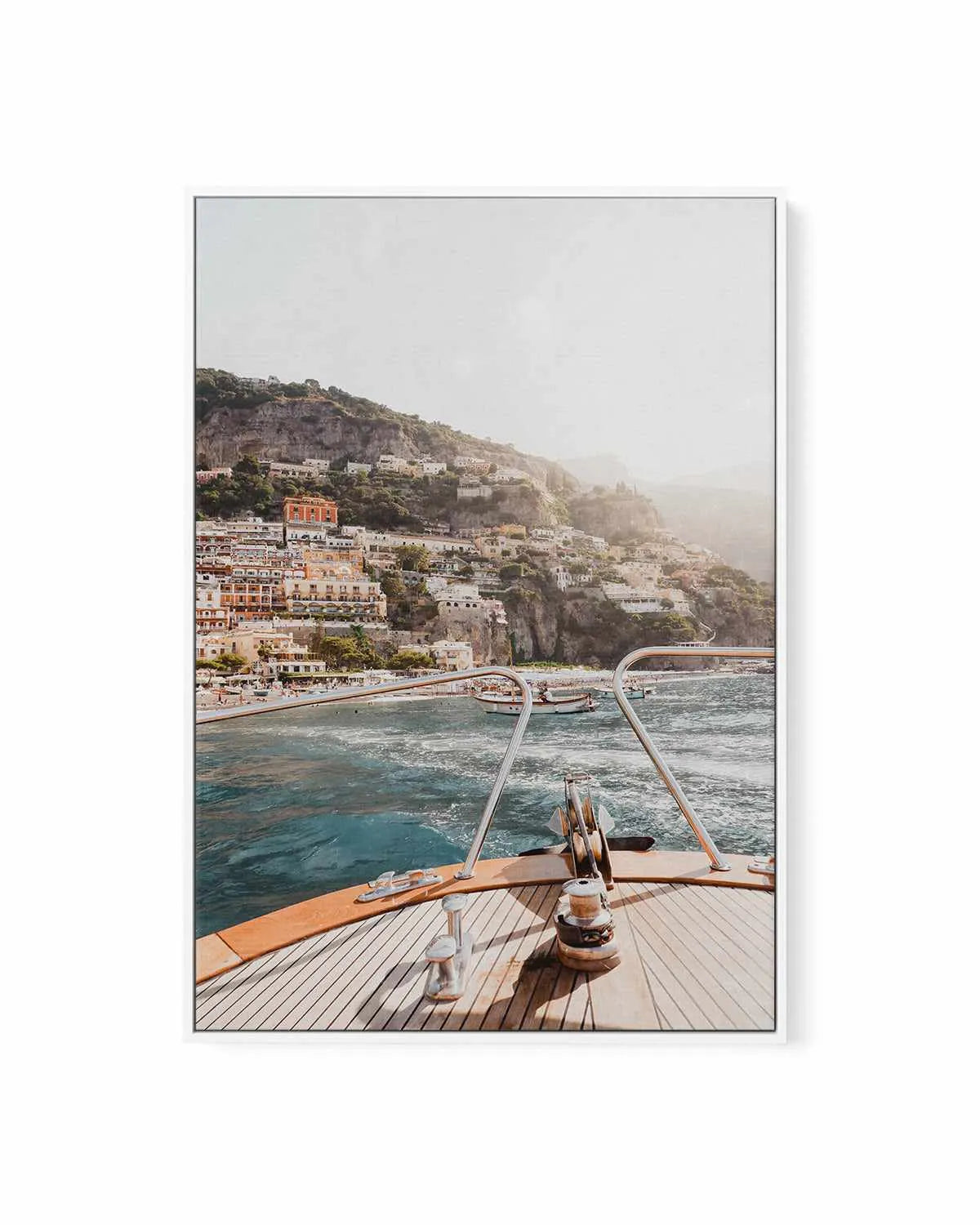 Positano Breeze by Louise Krause | Framed Canvas Art Print from Olive et Oriel where you can shop wallpaper and artworks online