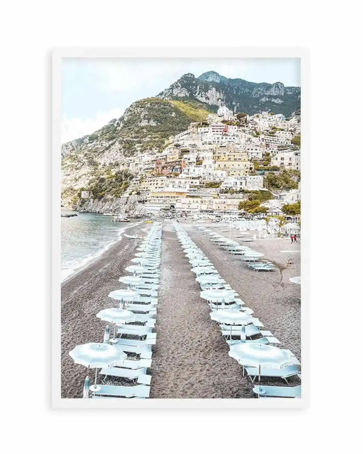 Positano Parisols Art Print from Olive et Oriel where you can shop wallpaper and artworks online