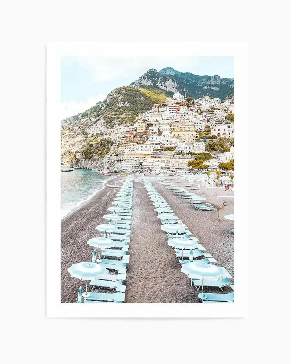Positano Parisols Art Print from Olive et Oriel where you can shop wallpaper and artworks online