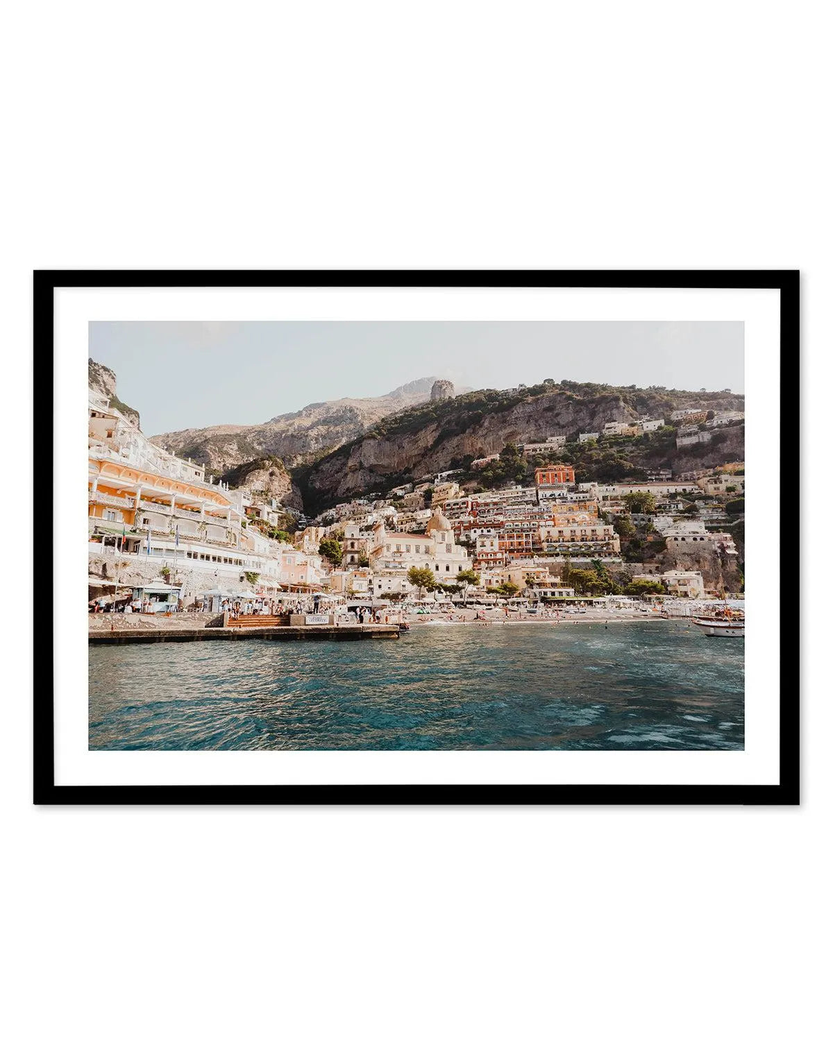 Positano Port by Louise Krause Art Print from Olive et Oriel where you can shop wallpaper and artworks online
