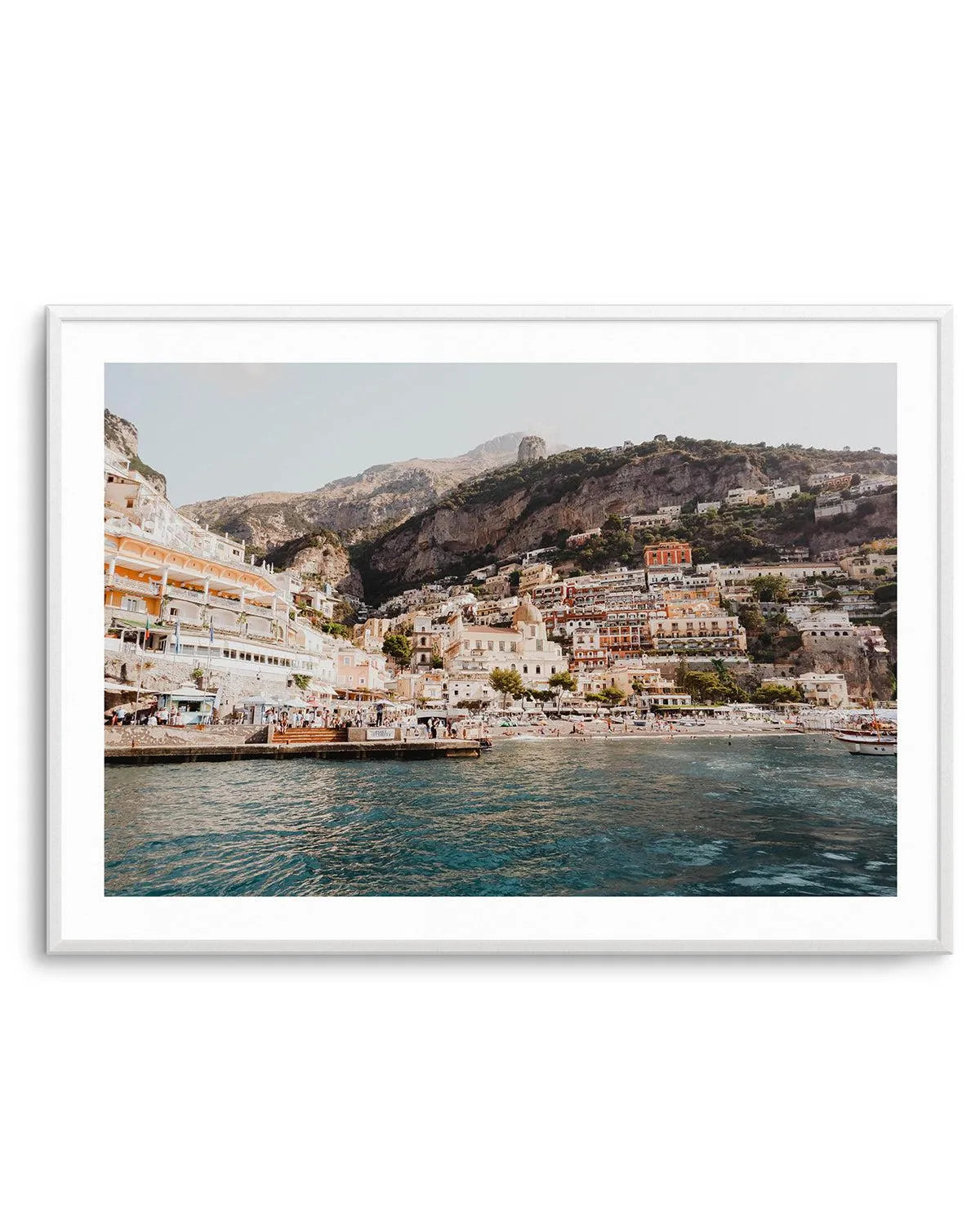 Positano Port by Louise Krause Art Print from Olive et Oriel where you can shop wallpaper and artworks online