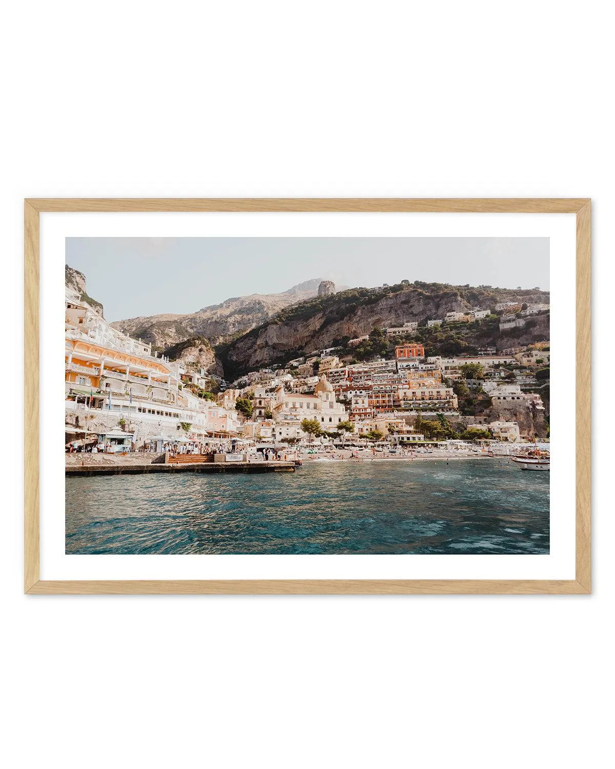 Positano Port by Louise Krause Art Print from Olive et Oriel where you can shop wallpaper and artworks online
