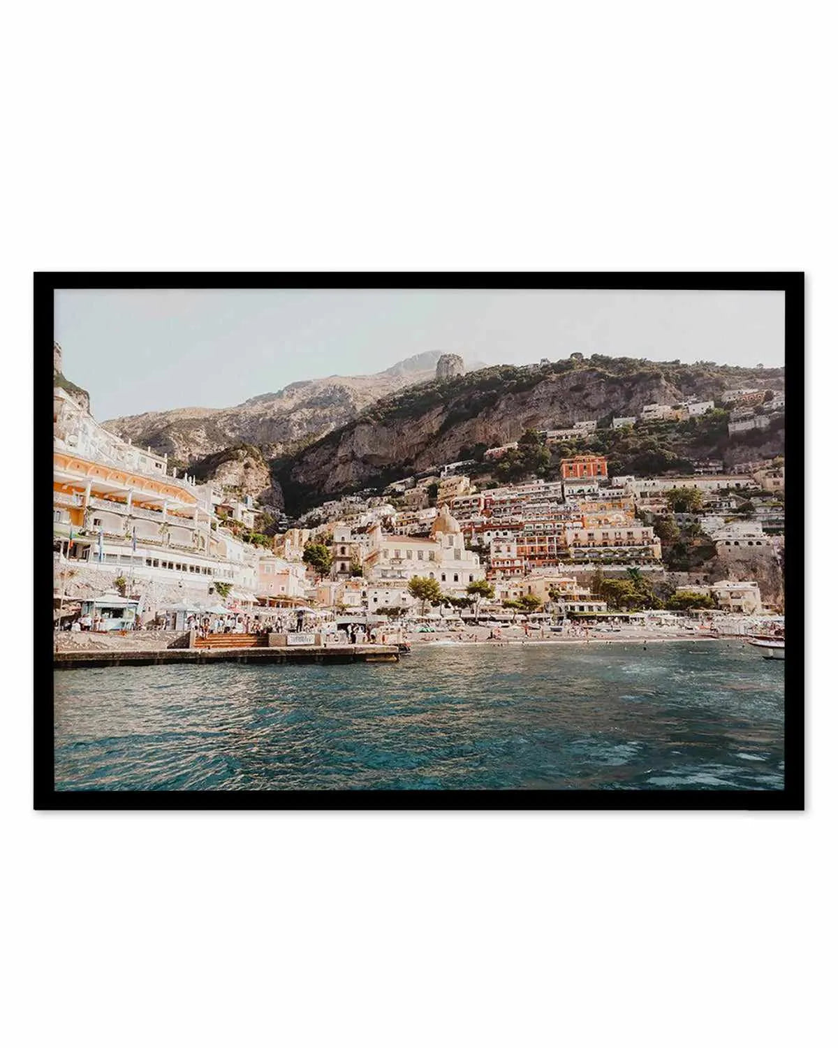 Positano Port by Louise Krause Art Print from Olive et Oriel where you can shop wallpaper and artworks online