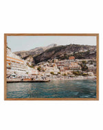 Positano Port by Louise Krause Art Print