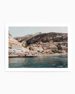 Positano Port by Louise Krause Art Print