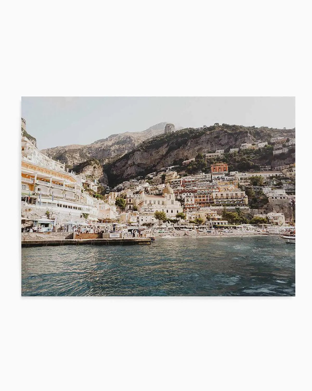 Positano Port by Louise Krause Art Print from Olive et Oriel where you can shop wallpaper and artworks online