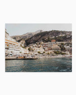 Positano Port by Louise Krause Art Print