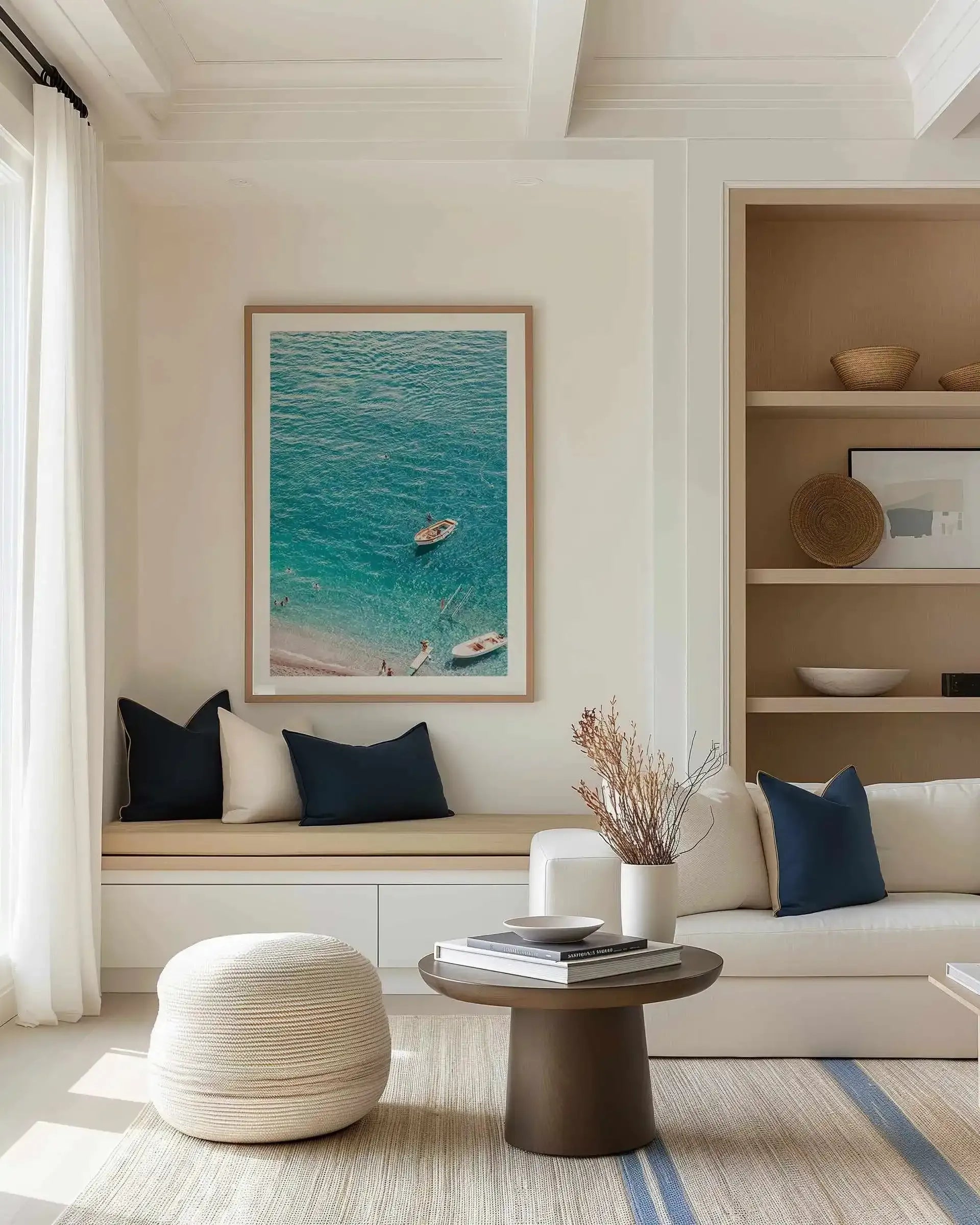 Positano Sands | Right PT Art Print from Olive et Oriel where you can shop wallpaper and artworks online
