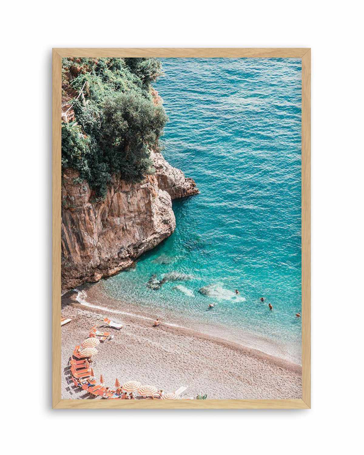 Positano Sands | Left PT Art Print