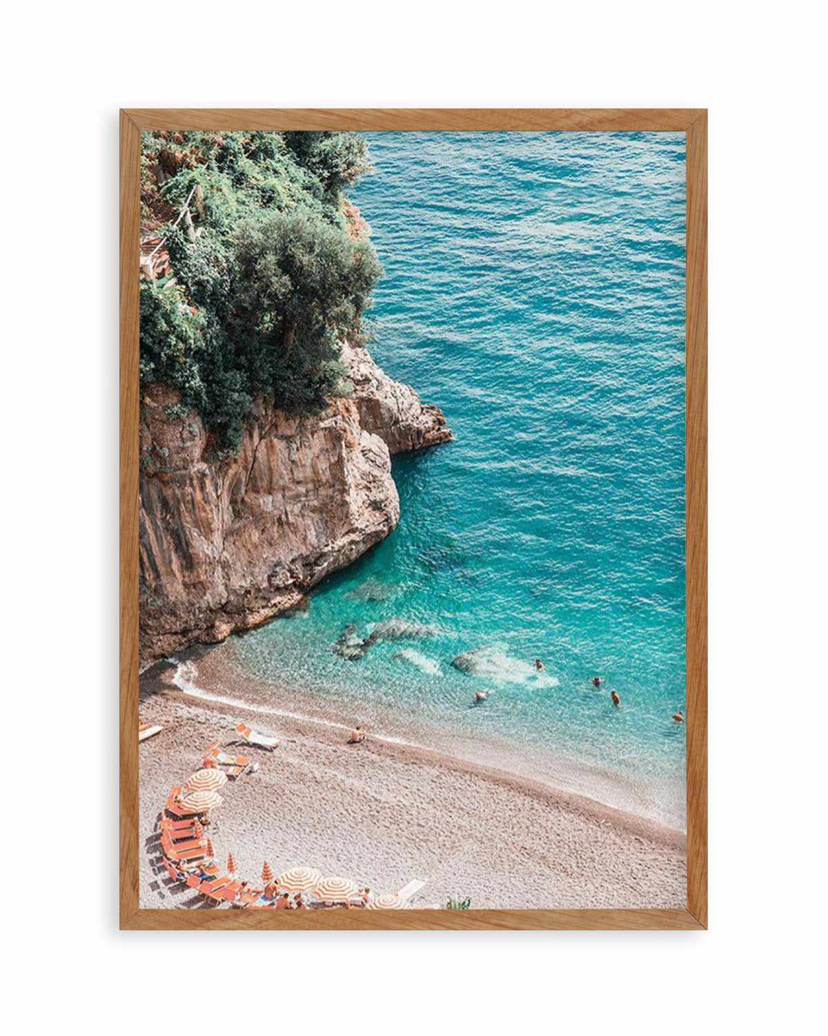 Positano Sands | Left PT Art Print