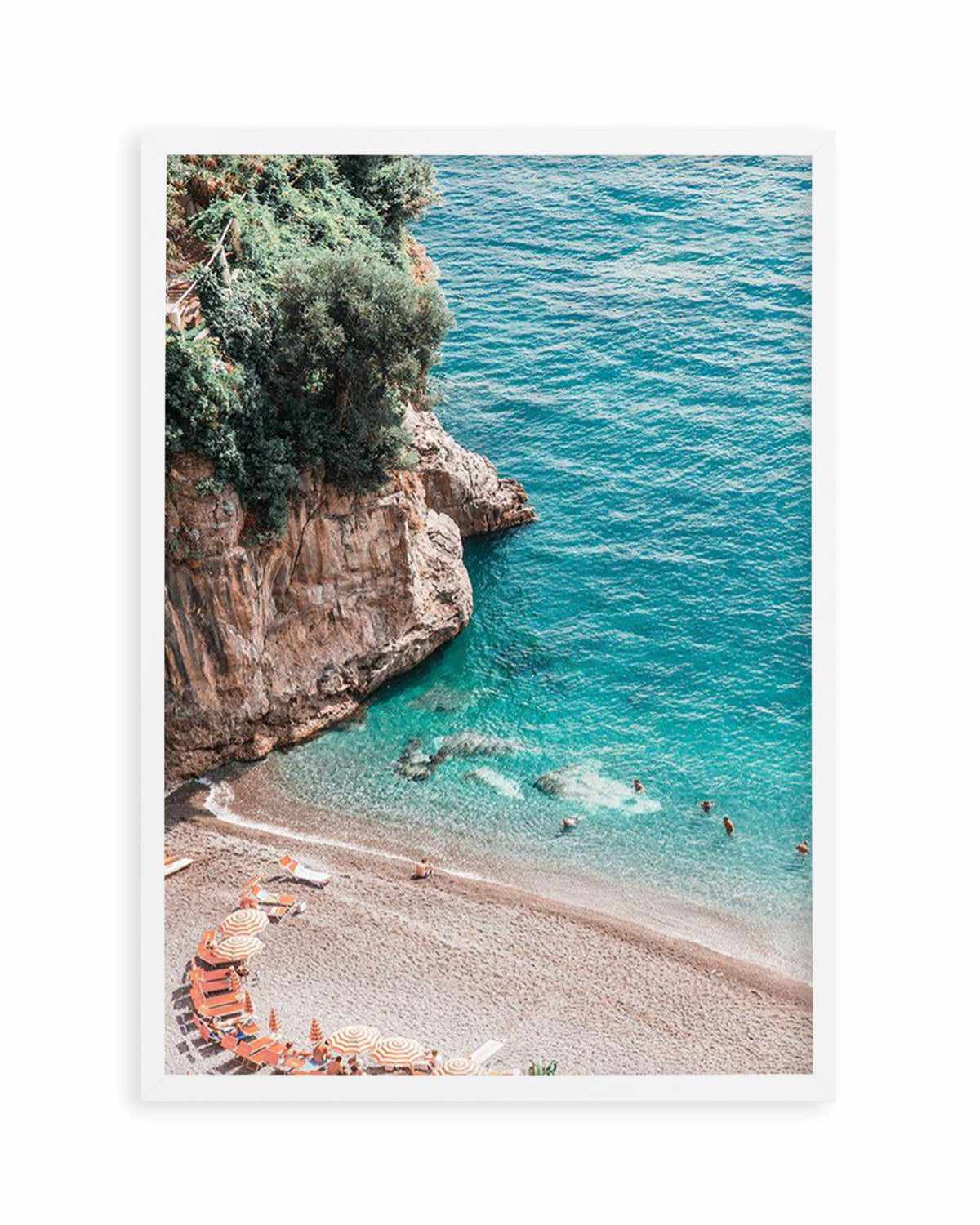 Positano Sands | Left PT Art Print