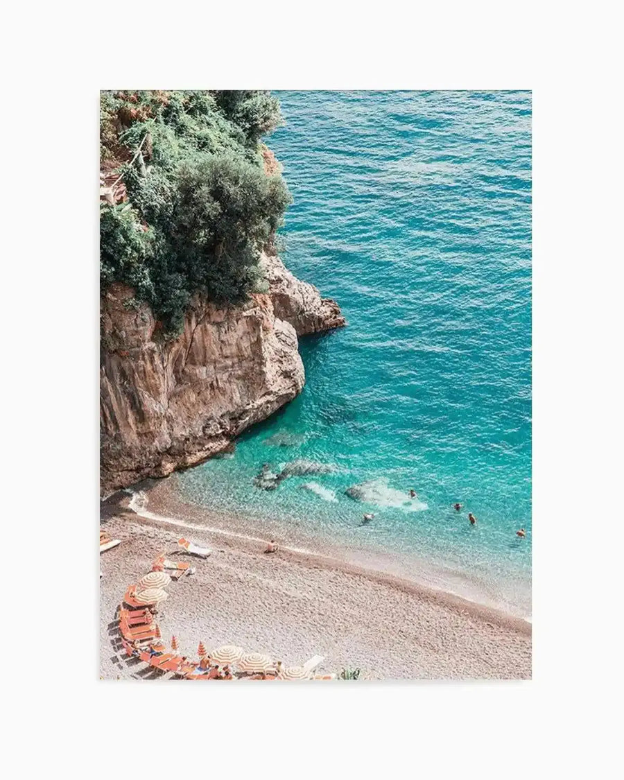 Positano Sands | Left PT Art Print from Olive et Oriel where you can shop wallpaper and artworks online