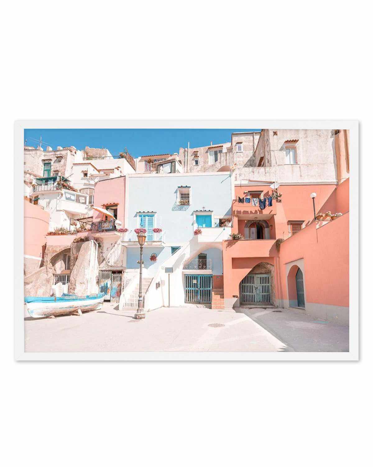 Positano Streets Art Print