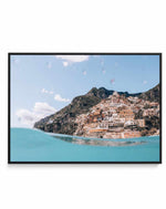 Positano Swim LS by Teigan Geercke Framed Canvas Art Print