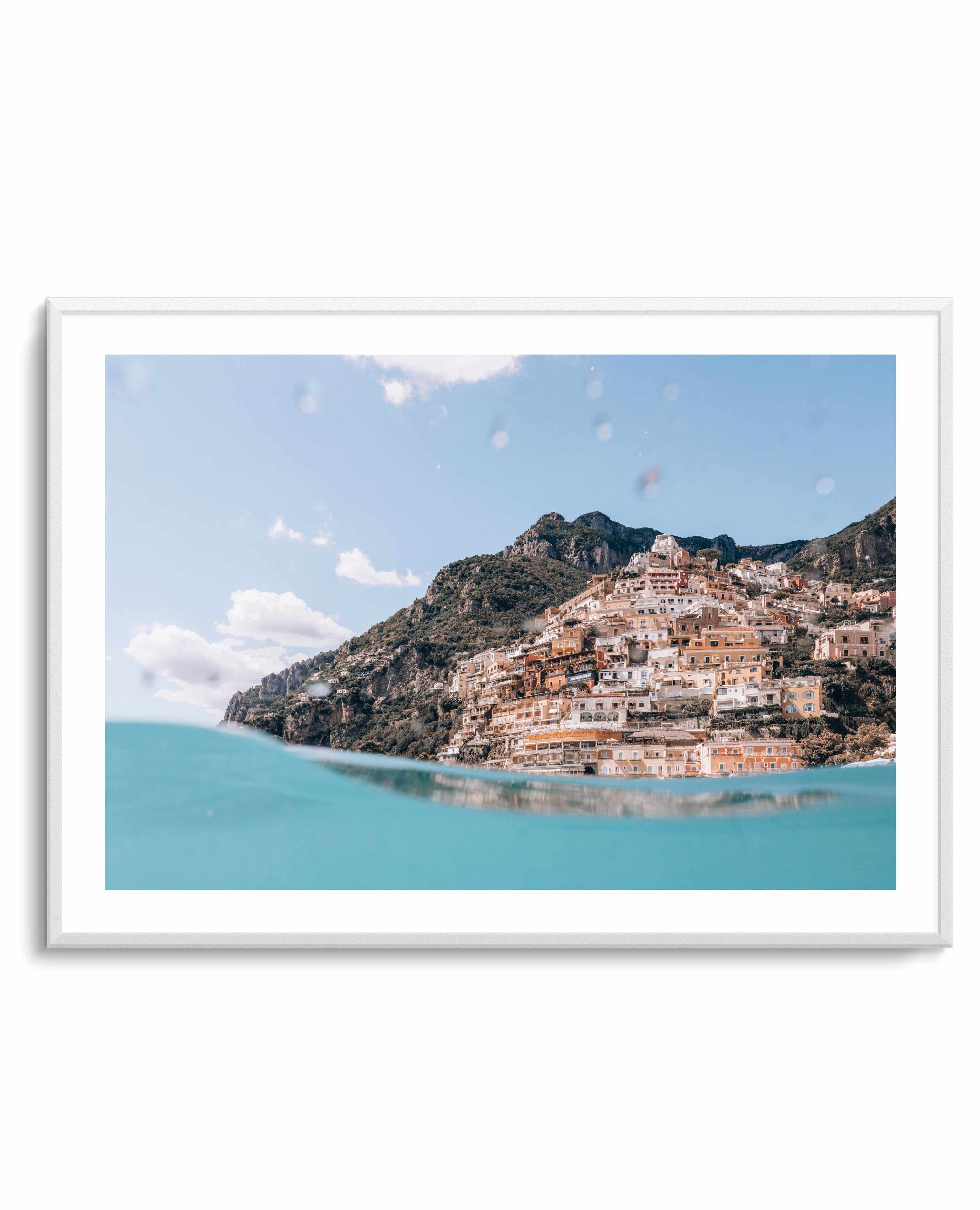 Positano Swim LS by Teigan Geercke Art Print