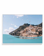 Positano Swim LS by Teigan Geercke Framed Canvas Art Print