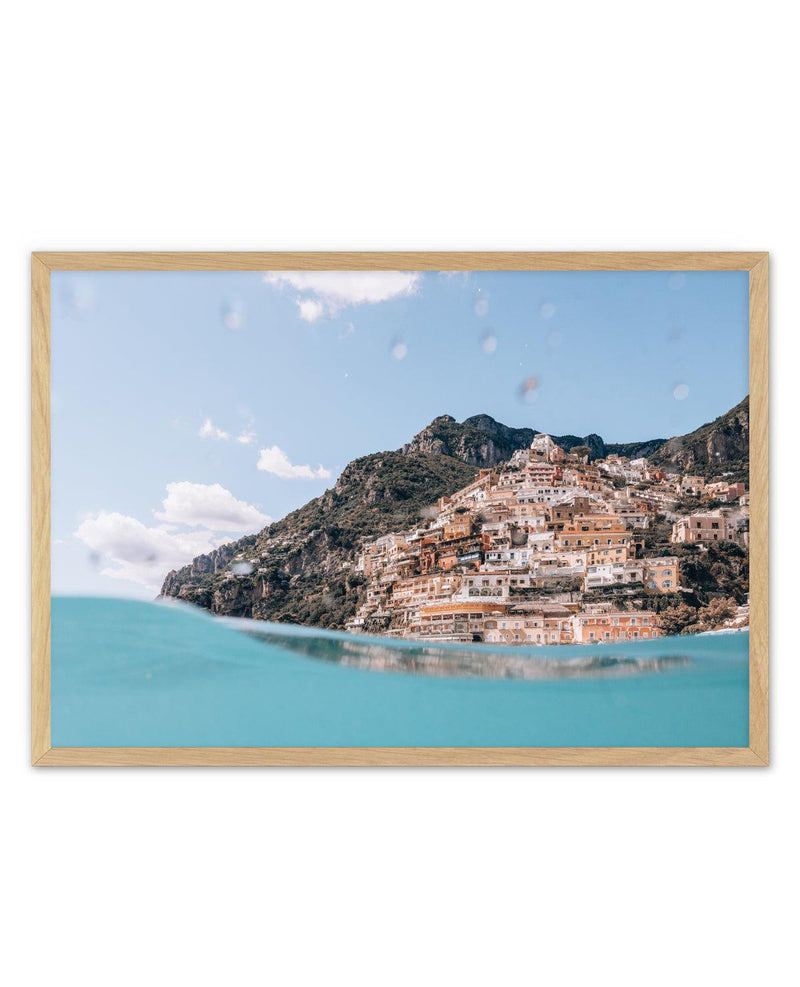 Positano Swim LS by Teigan Geercke Art Print