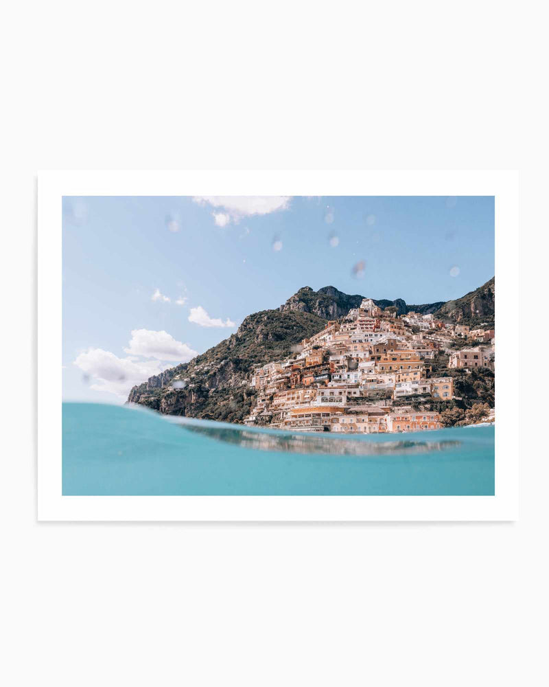 Positano Swim LS by Teigan Geercke Art Print