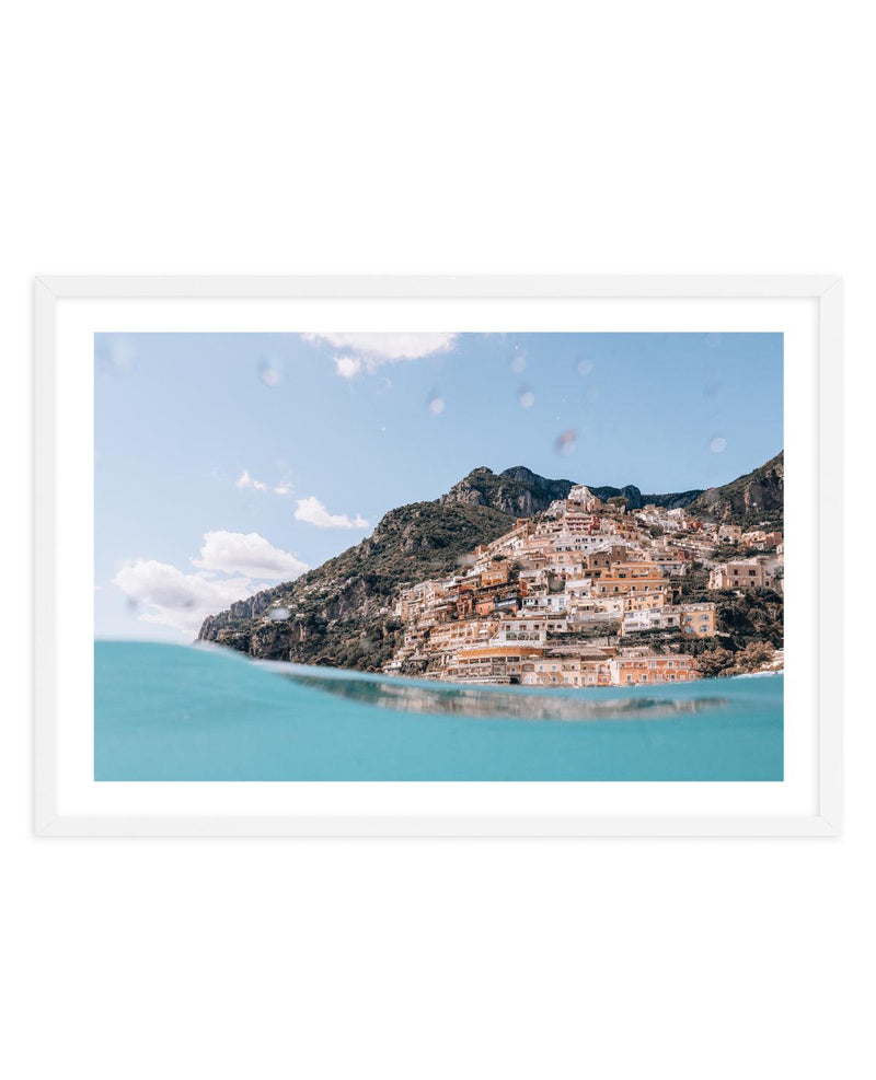 Positano Swim LS by Teigan Geercke Art Print