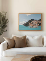 Positano Swim LS by Teigan Geercke Framed Canvas Art Print