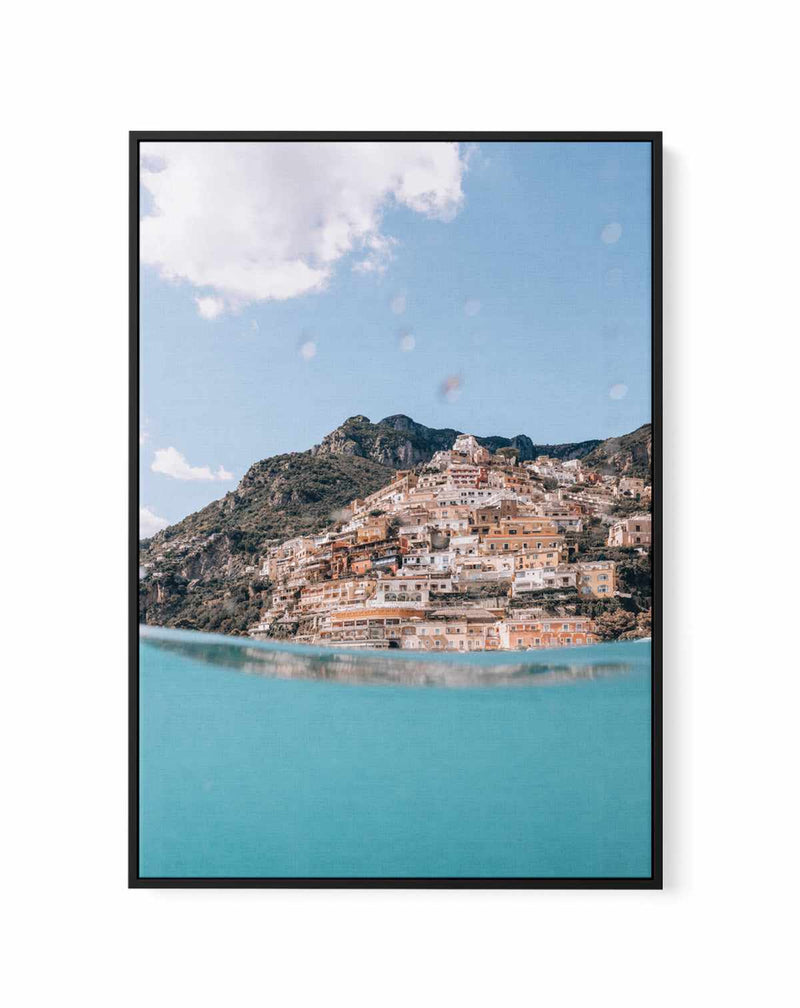 Positano Swim PT by Teigan Geercke Framed Canvas Art Print