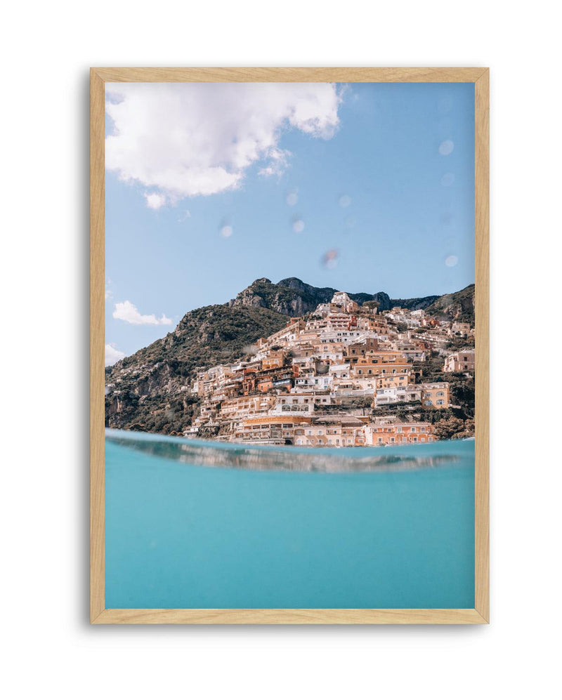 Positano Swim PT by Teigan Geercke Art Print