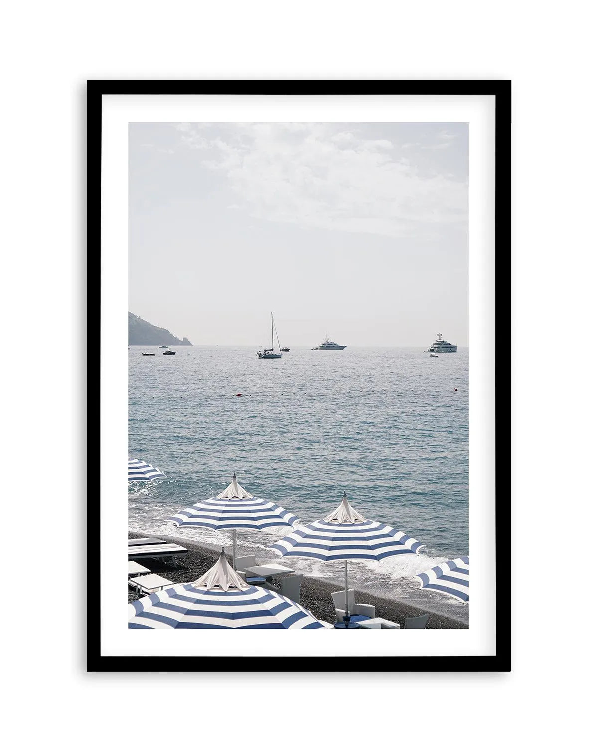 Positano Umbrellas by Renee Rae Art Print from Olive et Oriel where you can shop wallpaper and artworks online