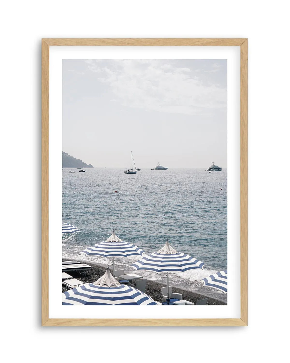 Positano Umbrellas by Renee Rae Art Print from Olive et Oriel where you can shop wallpaper and artworks online