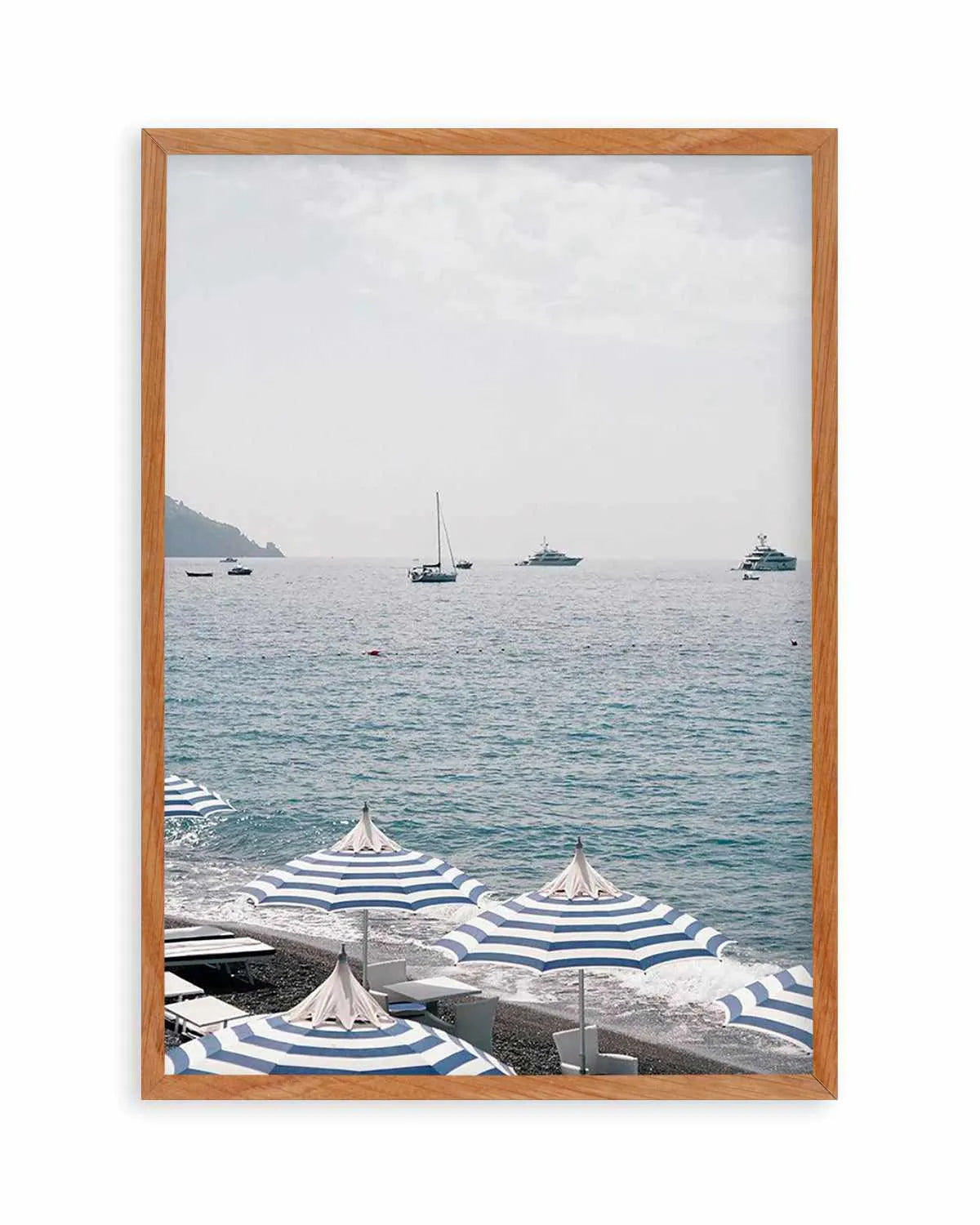 Positano Umbrellas by Renee Rae Art Print from Olive et Oriel where you can shop wallpaper and artworks online
