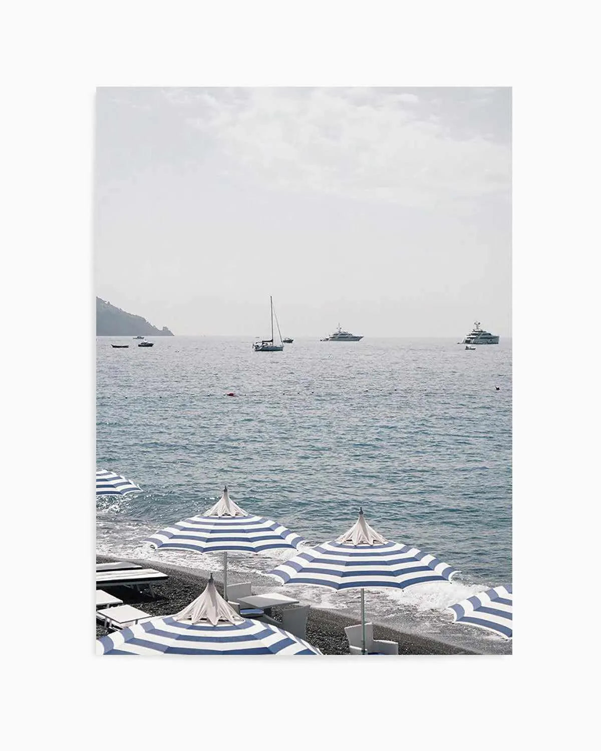 Positano Umbrellas by Renee Rae Art Print from Olive et Oriel where you can shop wallpaper and artworks online