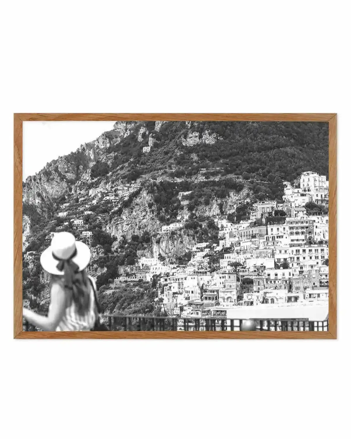 Positano Views B&W Art Print from Olive et Oriel where you can shop wallpaper and artworks online