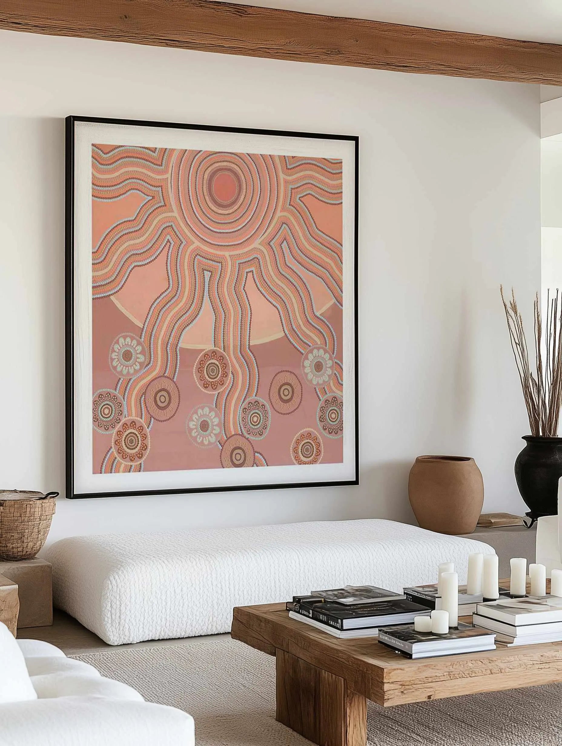 Positive Energy by Karissa Undy | Art Print from Olive et Oriel where you can shop wallpaper and artworks online